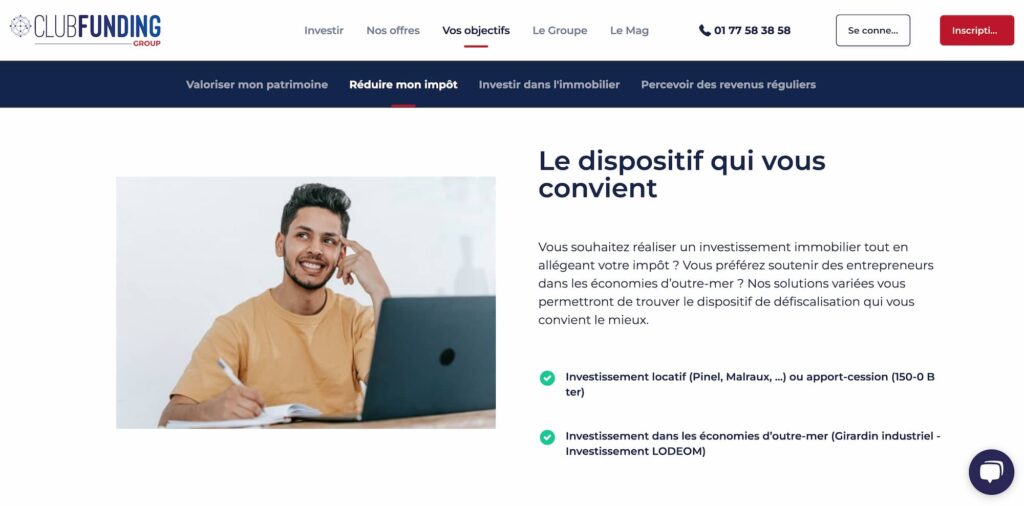Clubfunding avis imposition