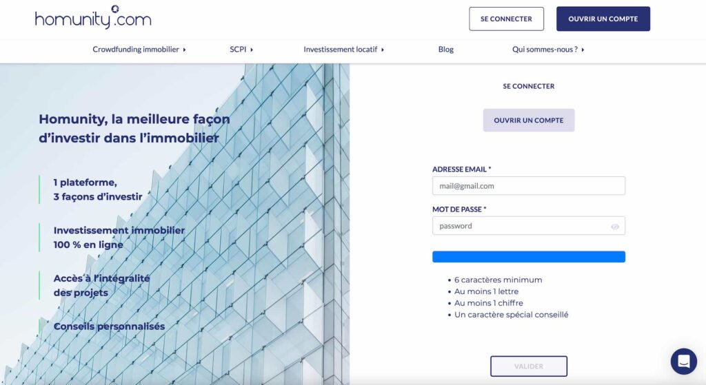 Homunity avis clients