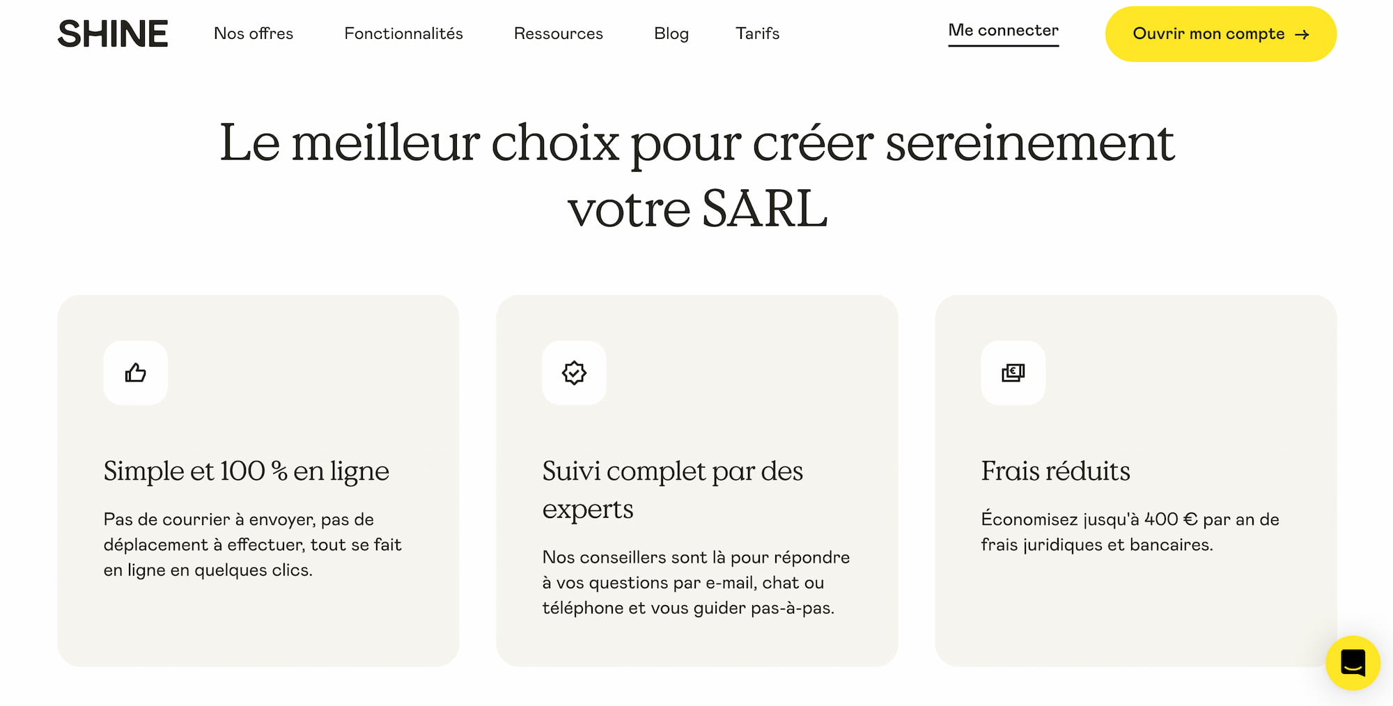 aide création SARL