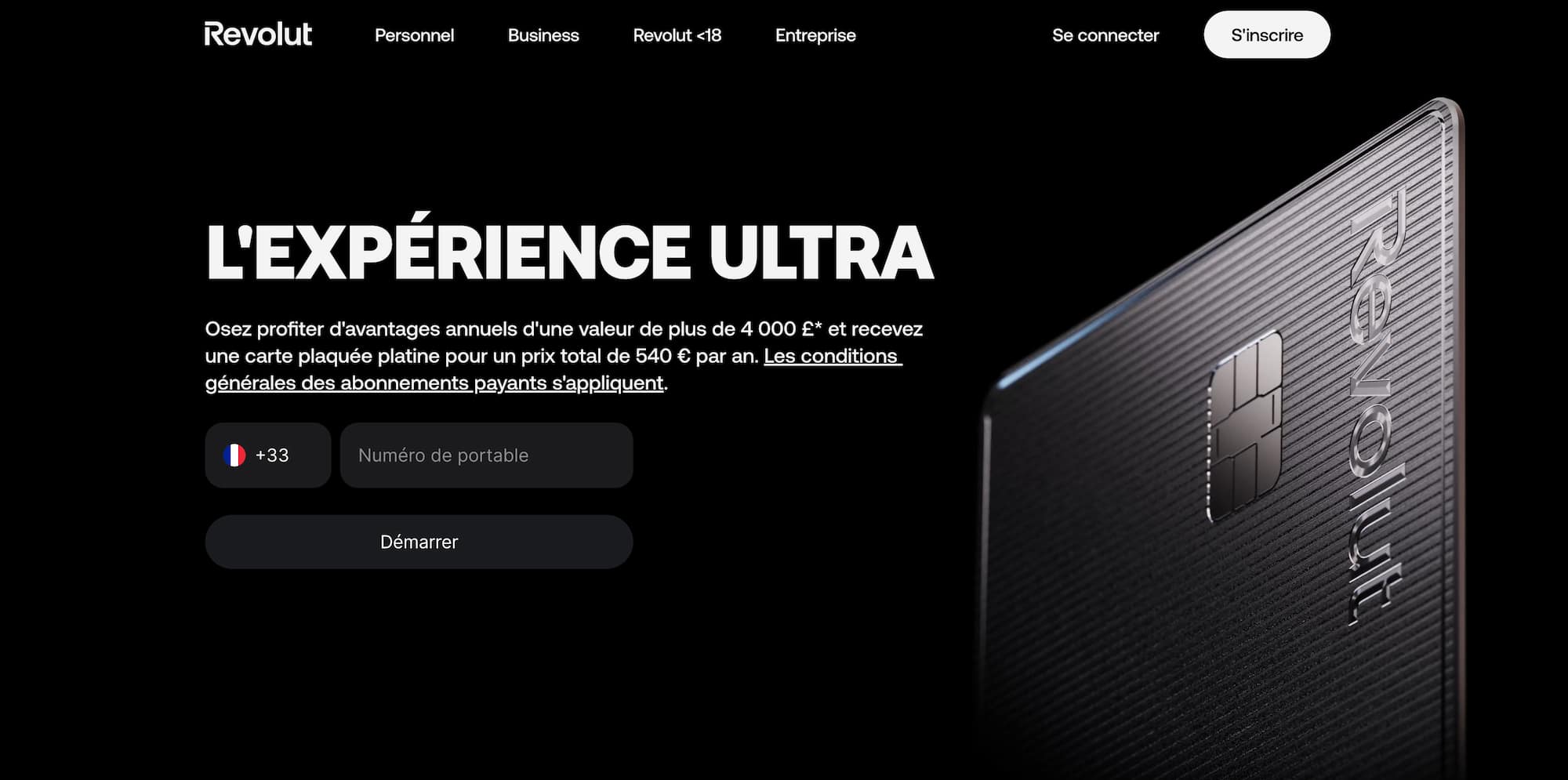 Revolut ultra frais