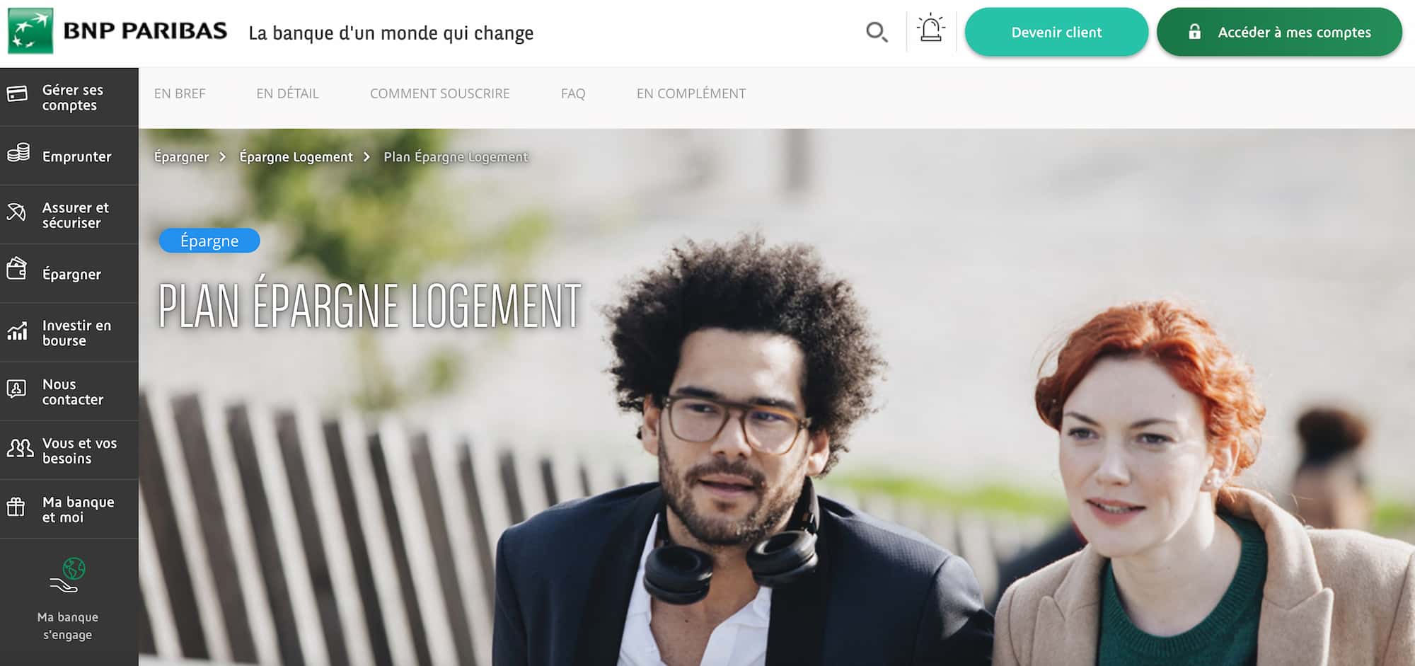 ouvrir un pel bnp paribas