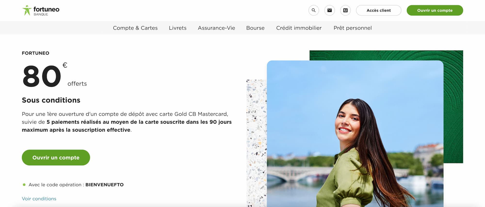 conditions fortuneo offre de bienvenue carte gold