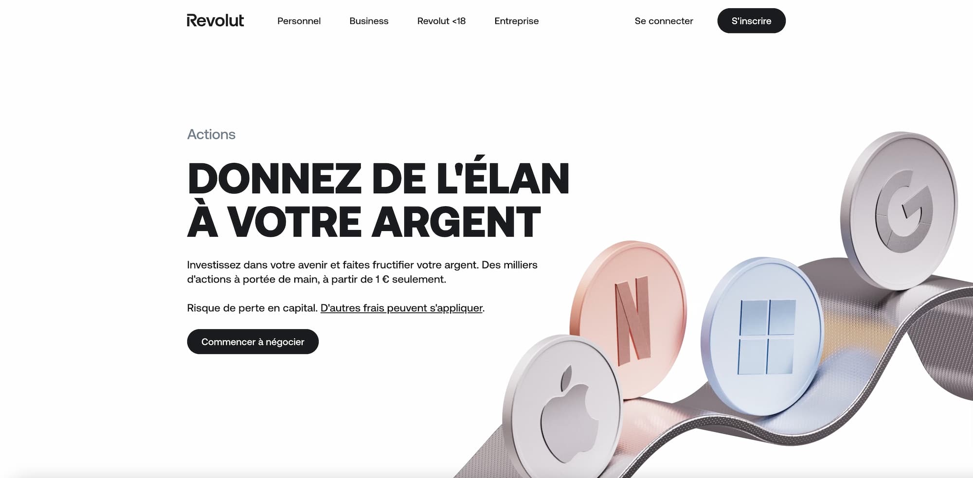 achat action Revolut conditions
