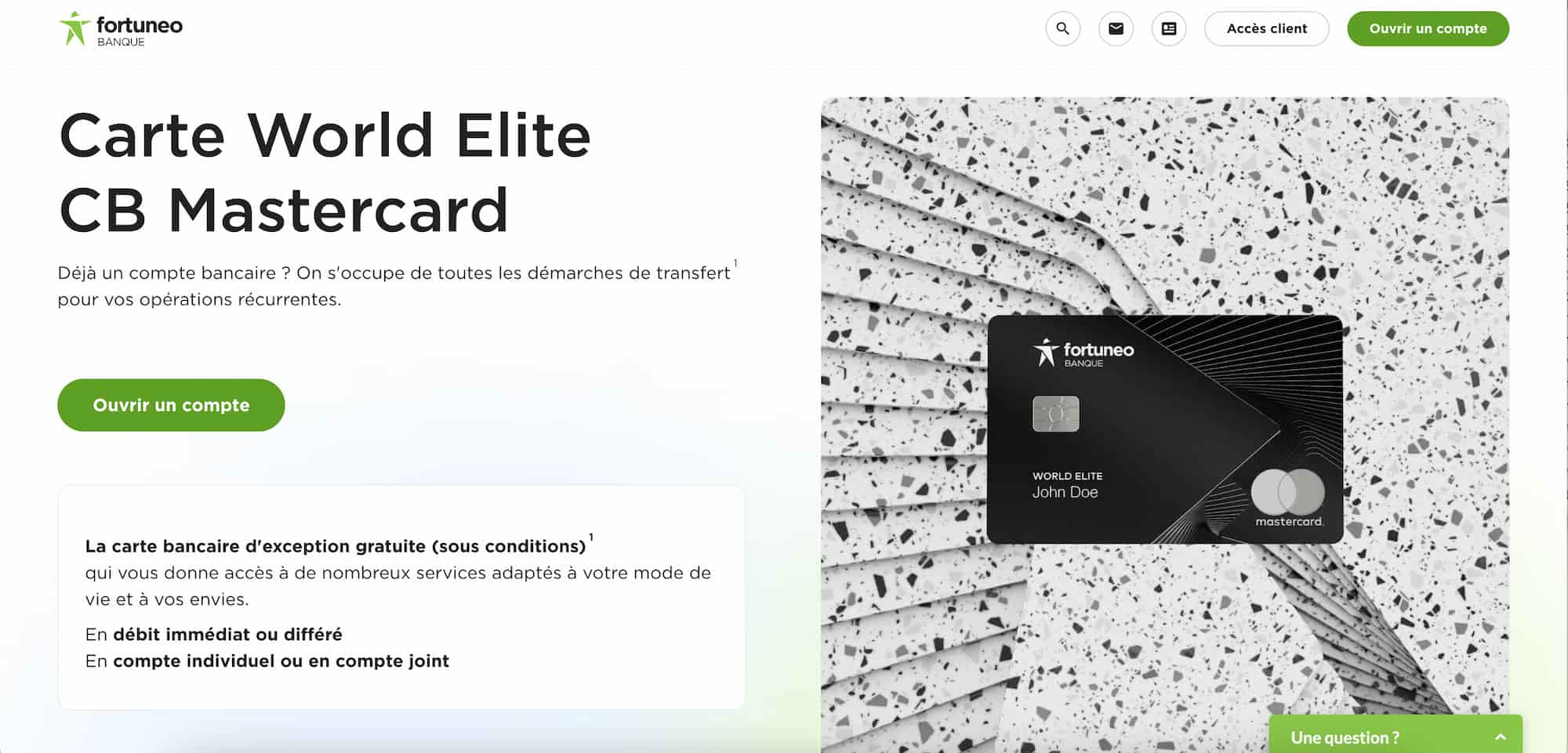 alternative carte bancaire visa infinite gratuite