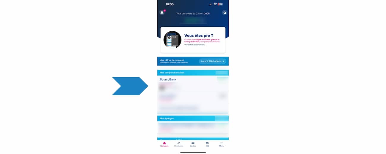 alimenter compte boursobank par cb