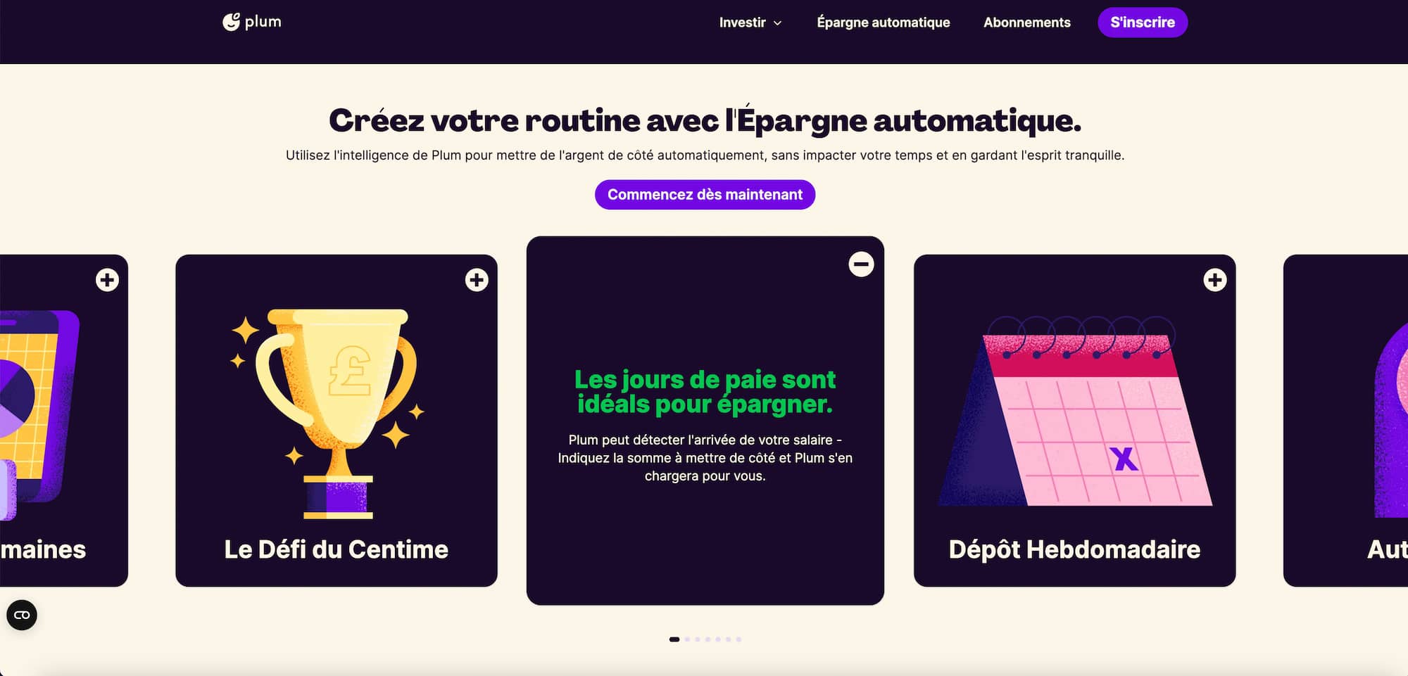 plum epargne automatique